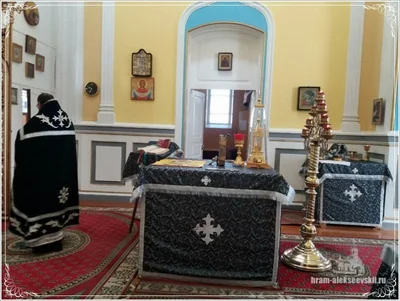 Первая Литургия Преждеосвящённых даров и освящение Колива