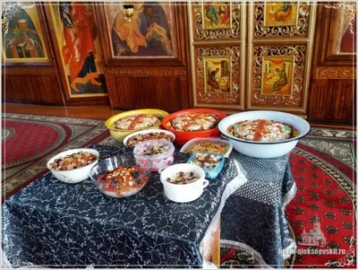 Первая Литургия Преждеосвящённых даров и освящение Колива