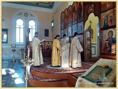Престольный праздник в храме святителя Алексия, митрополита Московского и всея России чудотворца