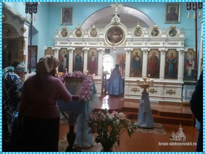 Престольный праздник в храме Покрова Пресвятой Богородицы