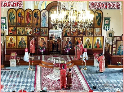 Архипастырский пасхальный визит в Свято — Алексиевский собор