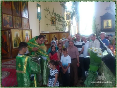 Праздник Святой Троицы в Алексиевском соборе