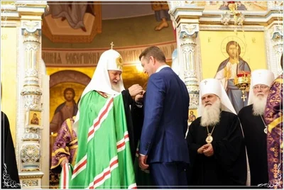 Патриарх Кирилл совершил великий чин освящения главного храма епархии и всего Среднеазиатского митрополичьего округа