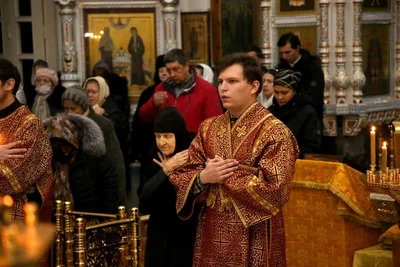 Новогодняя ночь в главном храме епархии
