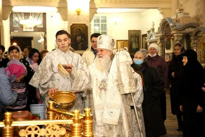 В праздник Крещения Господня митрополит Викентий совершил Литургию в кафедральном соборе города Ташкента