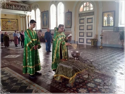 Праздничная служба на Вербное Воскресенье