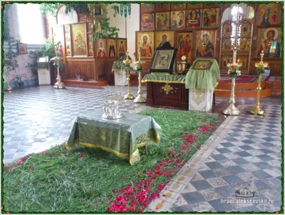 Праздник Святой Троицы в Алексиевском соборе