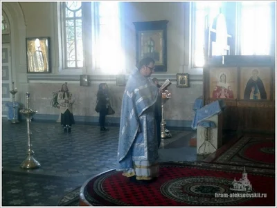 Праздник Благовещения в нашем храме