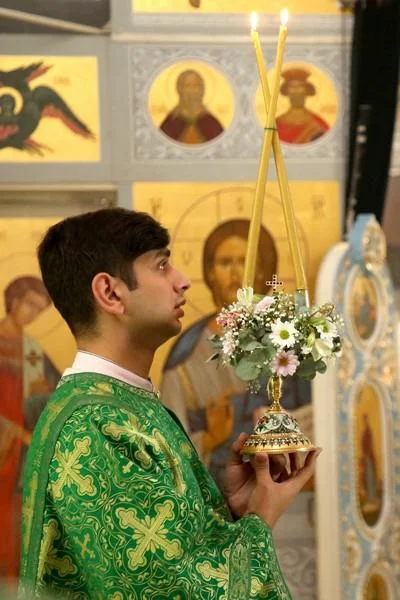 В праздник Входа Господня в Иерусалим митрополит Викентий освятил вербы