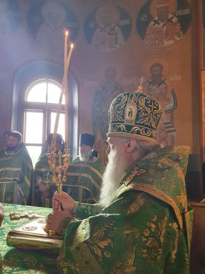 В день преставления преподобного Сергия Радонежского митрополит Ташкентский и Узбекистанский Викентий совершил Литургию в храме преподобного Иоанна Лествичника Московской духовной семинарии Троице-Сергиевой лавры