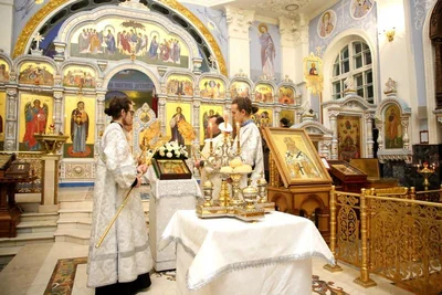 В праздник Крещения Господня митрополит Викентий совершил Литургию в кафедральном соборе города Ташкента