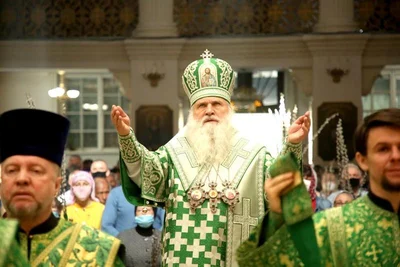 В праздник Входа Господня в Иерусалим митрополит Викентий освятил вербы