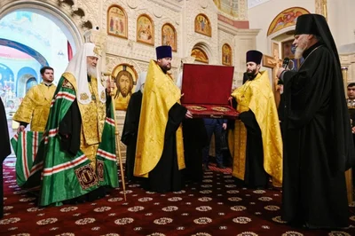 Архипастырь Ташкентской епархии митрополит Викентий молился за малым освящением кафедрального храма святых Жен-мироносиц г. Баку