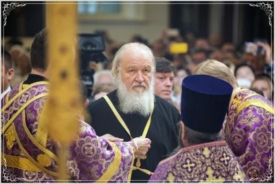 Патриарх Кирилл совершил великий чин освящения главного храма епархии и всего Среднеазиатского митрополичьего округа