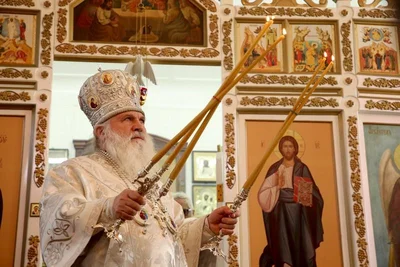 Митрополит Викентий завершил визит в Самарканд, совершив Литургию в Свято-Георгиевском храме