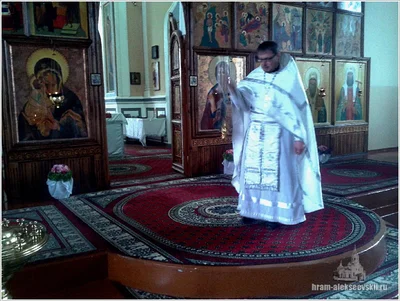 Божественная Литургия в день Сретения Господня