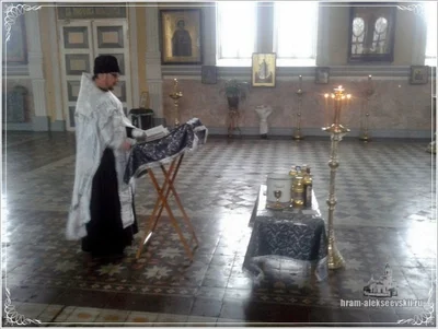 В нашем храме прошло первое Таинство Соборования