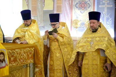 Первое соборное служение духовенства епархии после строгого карантина