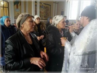 В нашем храме прошло Таинство Соборования