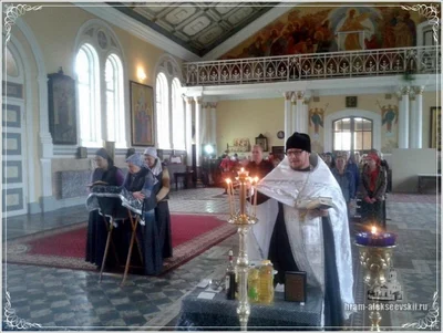 В нашем храме прошло первое Таинство Соборования