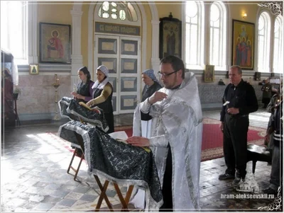 В нашем храме прошло первое Таинство Соборования