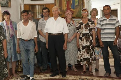 Богослужение архиерейским чином в Денау