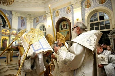 В праздник Крещения Господня митрополит Викентий совершил Литургию в кафедральном соборе города Ташкента