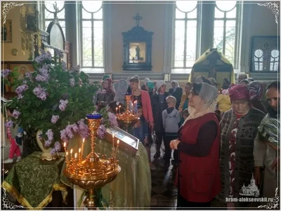 Праздничная служба на Вербное Воскресенье