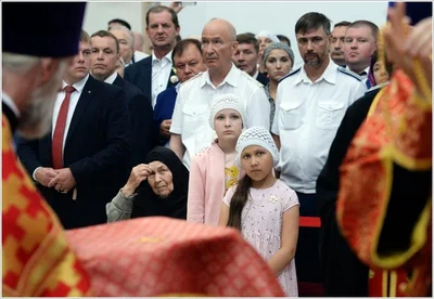 Митрополит Викентий сослужил Святейшему Патриарху Кириллу при освящении храма в честь Феодоровской иконы Божией Матери в монастыре Новомучеников и исповедников Церкви Русской в Алапаевске