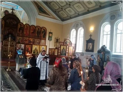 В нашем храме прошло первое Таинство Соборования