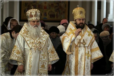 Митрополит Волоколамский Иларион (Алфеев) в Алексиевском Соборе