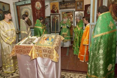 Богослужение архиерейским чином в Денау