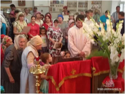 Престольный праздник в храме вмч. Георгия Победоносца