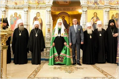 Патриарх Кирилл совершил великий чин освящения главного храма епархии и всего Среднеазиатского митрополичьего округа