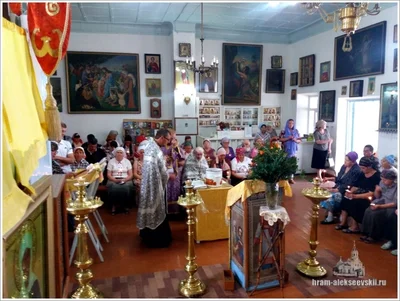 В Георгиевском храме г. Самарканда, состоялось Таинство Соборования