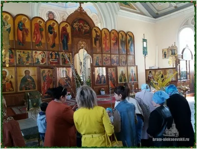 Вход Господень во Иерусалим-праздник в Свято – Алексиевском соборе