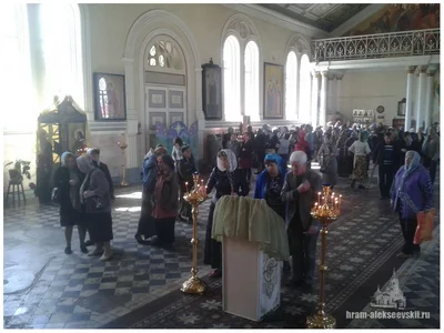 Праздничная литургия Входа Господня в Иерусалим прошла в Свято — Алексиевском соборе