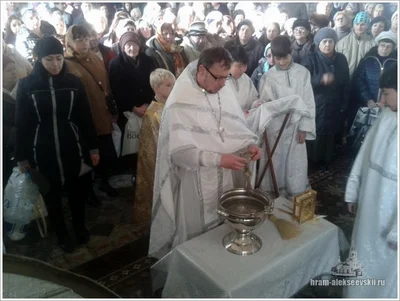 Божественная Литургия в великий праздник Крещения Господня