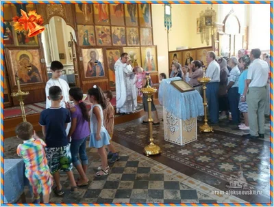 В нашем храме прошел молебен на начало учебного года