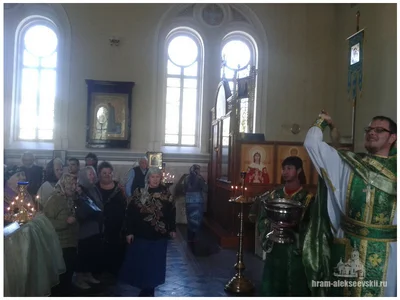 Праздничная литургия Входа Господня в Иерусалим прошла в Свято — Алексиевском соборе