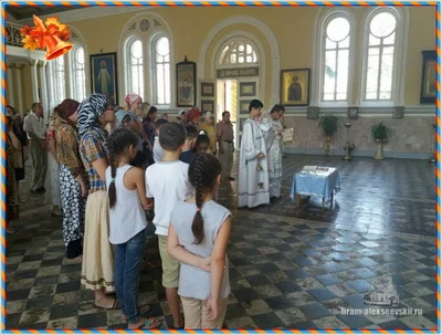 В нашем храме прошел молебен на начало учебного года