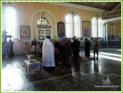 В соборе прошел молебен на Новый год