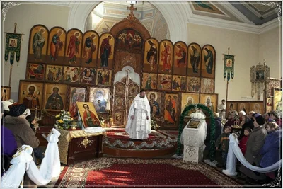 Митрополит Волоколамский Иларион (Алфеев) в Алексиевском Соборе