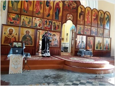 Освящение колива в Свято — Алексиевском соборе