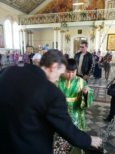 В Свято – Алексиевском Соборе г. Самарканда молитвенно отметили праздник Входа Господня в Иерусалим