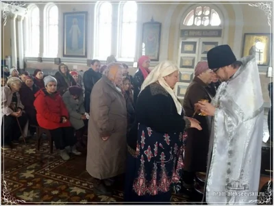 В нашем храме прошло Таинство Соборования