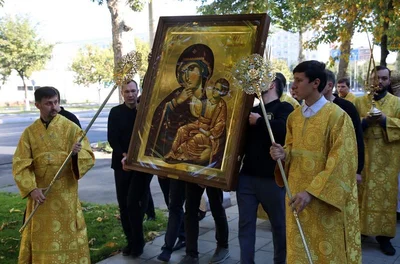 В Ташкент доставлена икона Божией Матери «Отрада и Утешение»