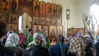 В Свято – Алексиевском Соборе г. Самарканда молитвенно отметили праздник Входа Господня в Иерусалим