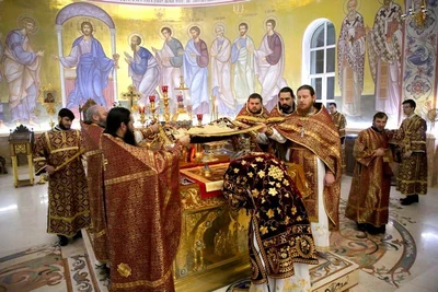 Новогодняя ночь в главном храме епархии
