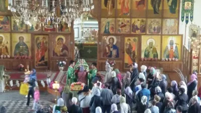 В Свято – Алексиевском Соборе г. Самарканда молитвенно отметили праздник Входа Господня в Иерусалим